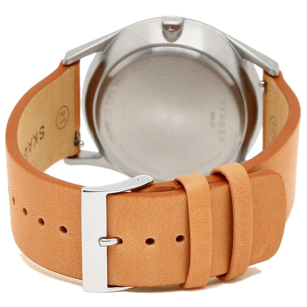 Skagen Men's Watch SKW6369 Navy Blue/Light Brown [Parallel Import]