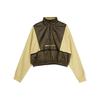 Color-Block Fashion American-Style Pullover Jacket Sweatshirt for Women
