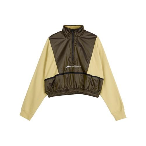 

Nike Модная кофта-пуловер с цветовыми блоками в американском стиле для женщин EU M коричневый