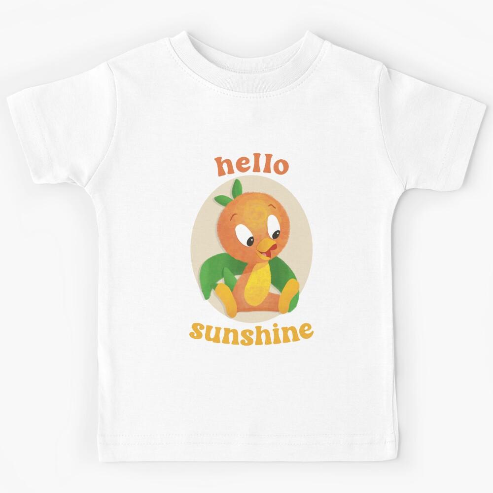 orange bird - hello sunshine Kids T-Shirt 170