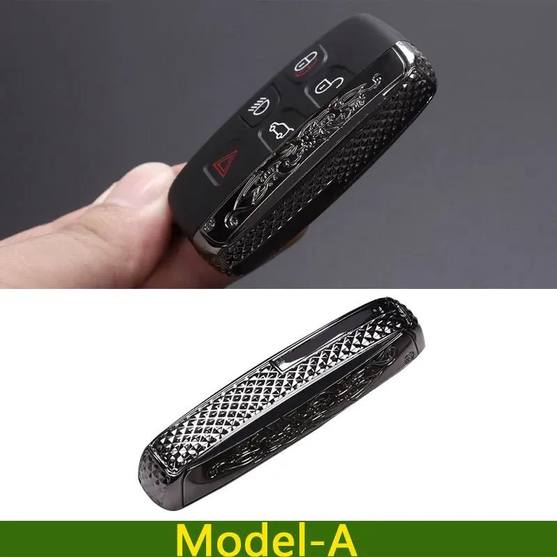 For Land Rover Range Rover  Velar Sport Vogue Discovery 4 5 LR4 LR5 Aluminum Alloy Car Key Metal Side Cover Car Accessories