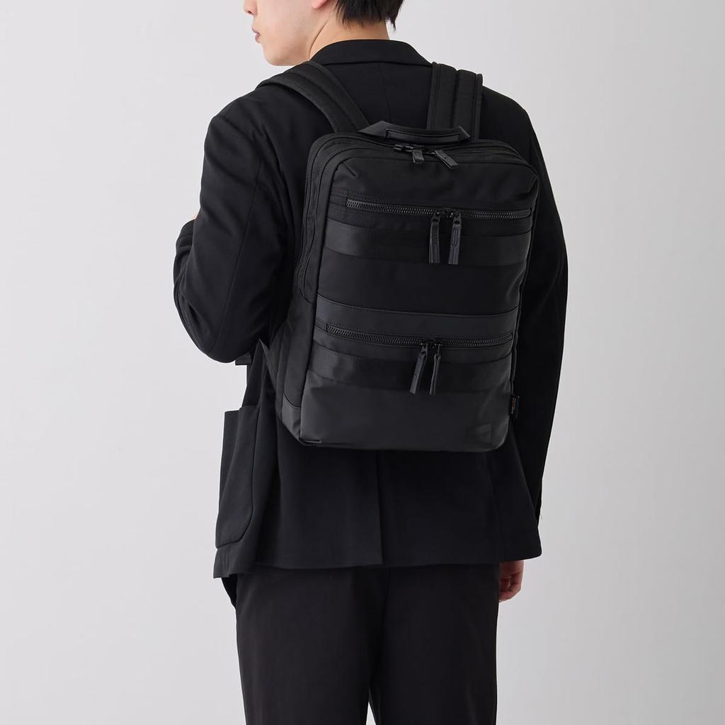 BAUER BS Daypack M Business Backpack with PC Storage, 13-inch, Black, One Size