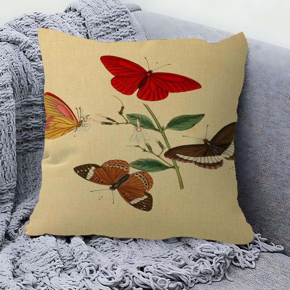 Butterfly 45*45cm Cushion Cover Pillow Cover Decor Pillowcase Home Pillowcase For Couch Pillow
