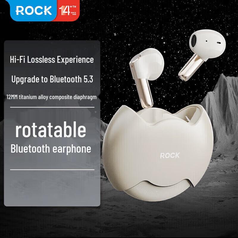 

ROCK TWS Rotating Wireless Gaming Earbuds
