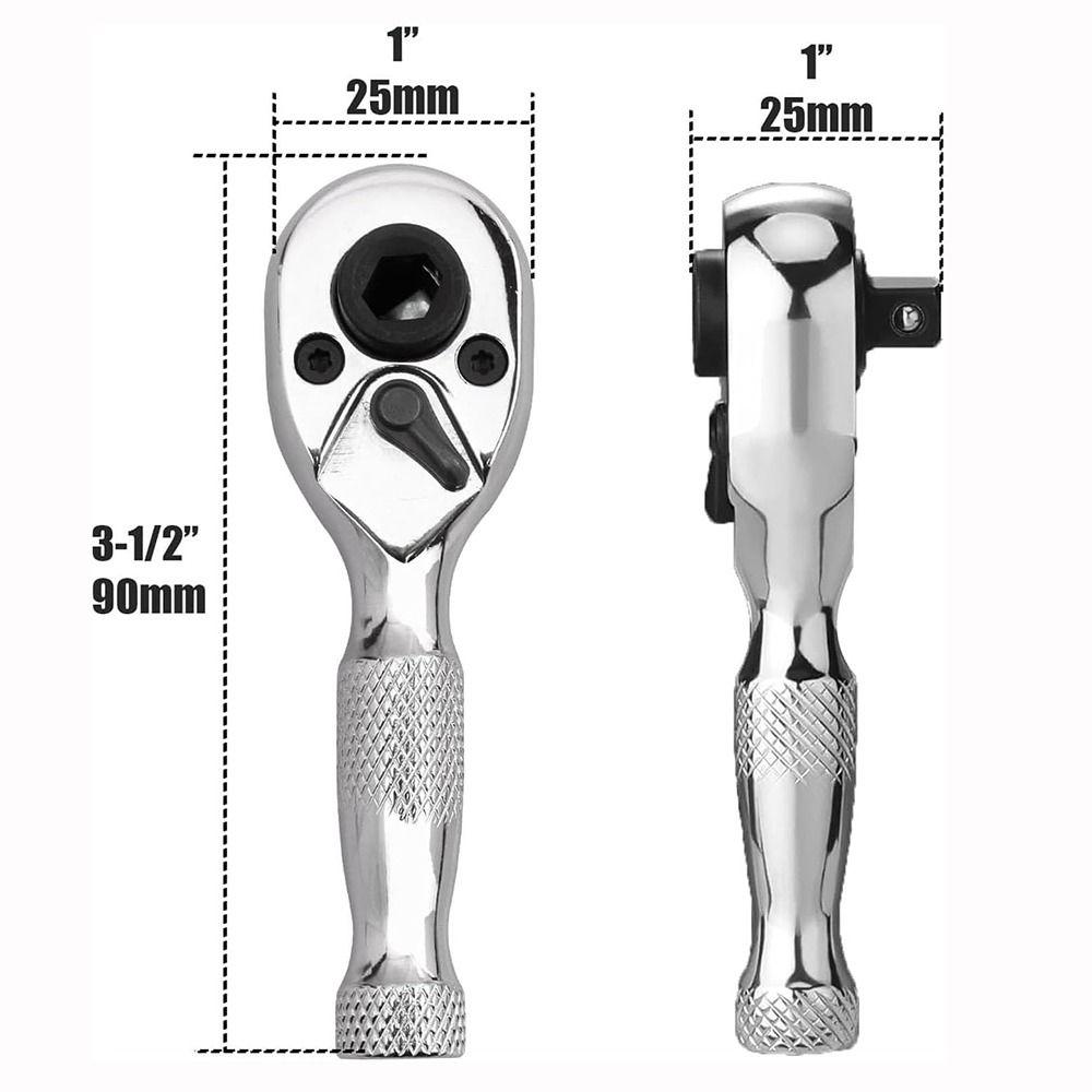 New Multi Function Dual Head Wrench 72 Teeth 1/4 Inch Wrench Mini Ratchet Wrench Home DIY
