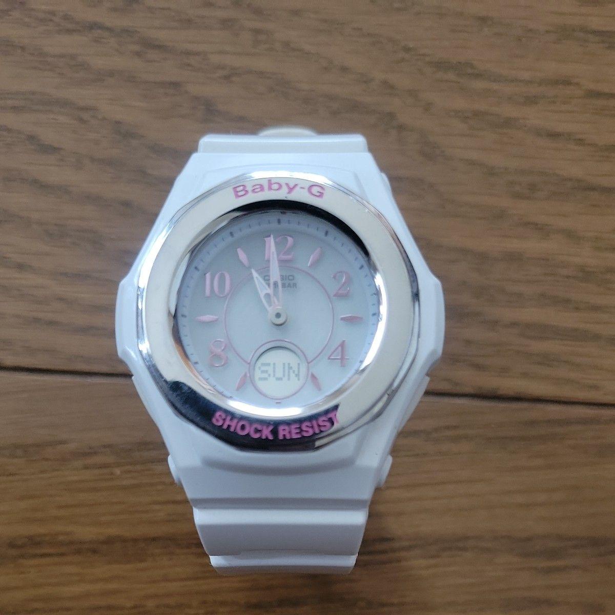 CASIO Baby-G BGA-1050 White Ana-Digi Radio Tough Solar Watch
