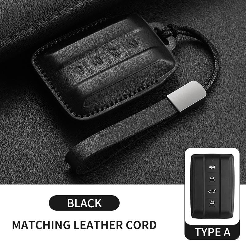 Car Remote Key Fob Case Cover Protector Shell Bag For Great Wall Gwm Wey Tank 300 500 Tank300 Tank500 Keychain Leather Accessory