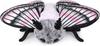 ZHONGXIN MADE Cute Moth Plush Toy, 11-inch Gray Moth Stuffed Animal, Handmade Large Moth Insect Plush Model Toy, Unique Kids Plush Toy Gift Collection