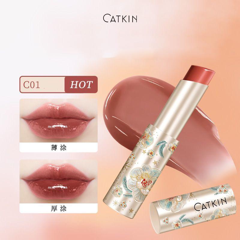 Catkin Water Color Lipstick Moisturizing Transparent Lipgloss Lip Plumper Mirror Lipstick Anti Cracking