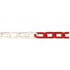 PLASTIC CHAIN 5mm. RED WHITE