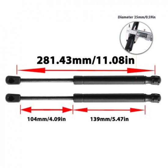 2Pcs Front Hood Gas Spring Struts Lift Support For BMW 1/2/3/4 Series