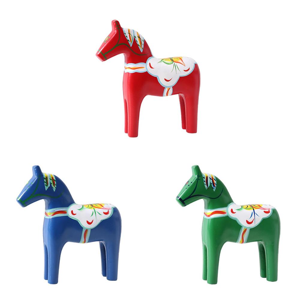 Dalecarlian Horse Statue Novelty for Housewarming Gift Memento Home Decor
