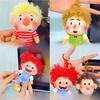 Plush Keychain Cute Fluffy Bear With Polyester Fiber For Gift And Decoration