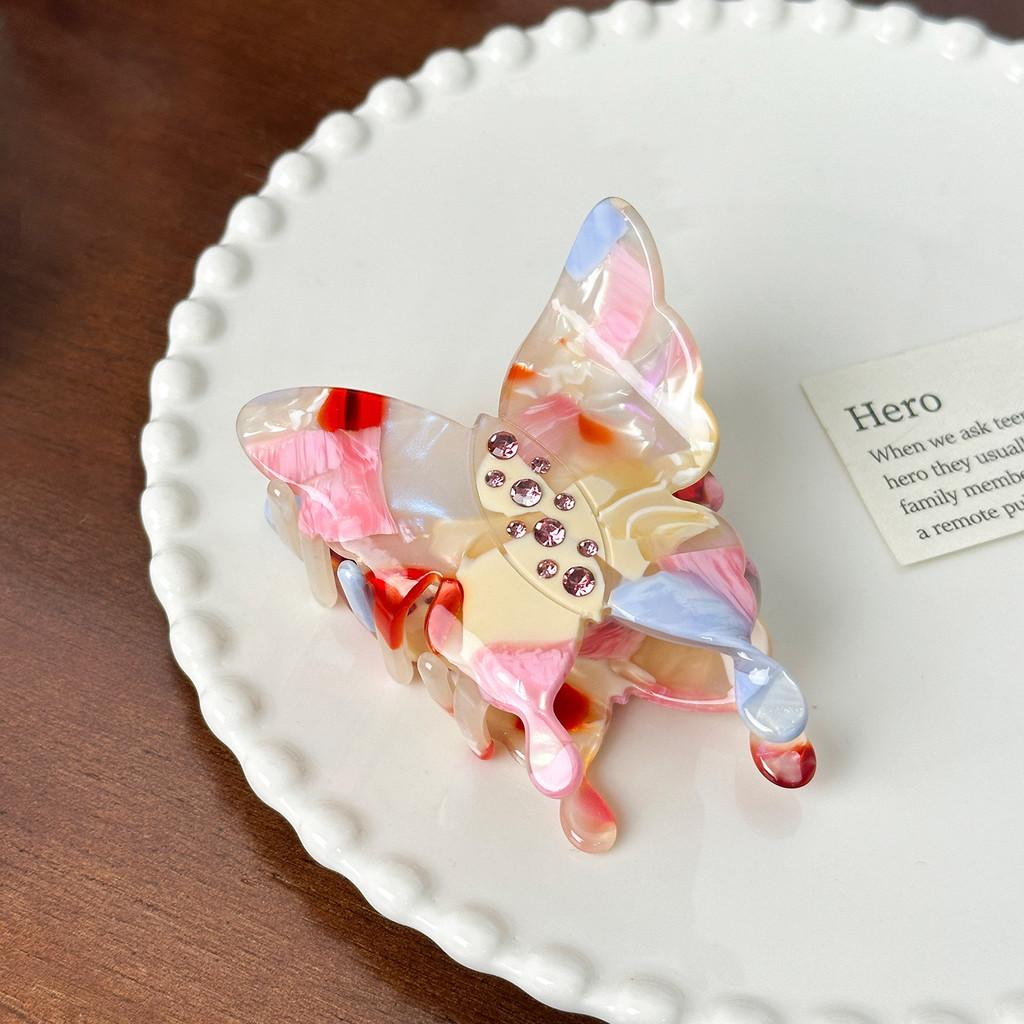 Stylish Fashionable And Rhinestone Butterfly Hair Clip Perfect For Use Everyday