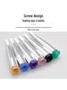 2mm Brush Needle Head: Glue Dispenser, Round Mouth, Coating Brush, Plastic Base, Screw Thread