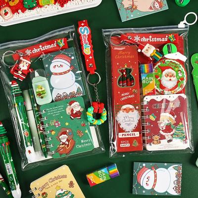Christmas Themed Christmas Stationery Set Learning Supplies Holiday Stationery Writing Paper Pen Suit Stationery Gift Box