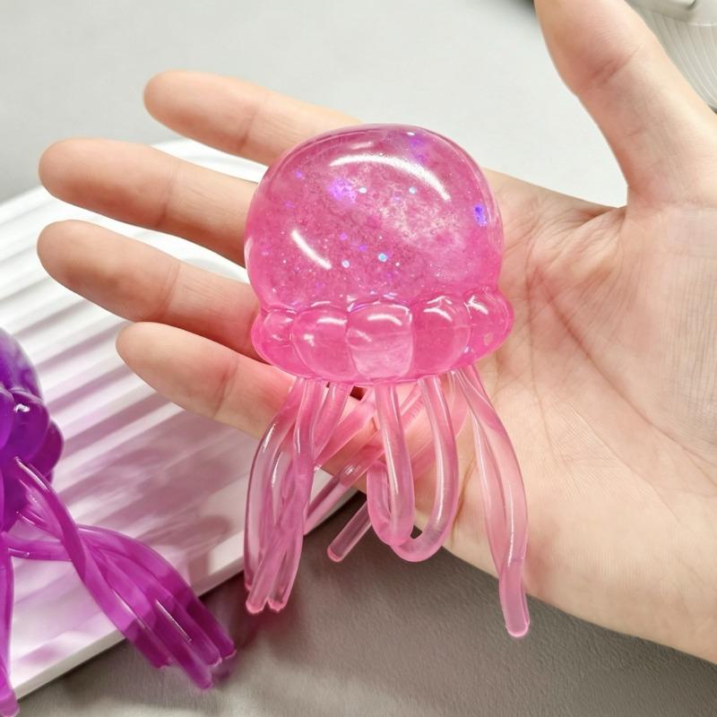 Jellyfish Octopus Squeeze Toy Stress Relief Creative Novelty Animal Fidget Toy