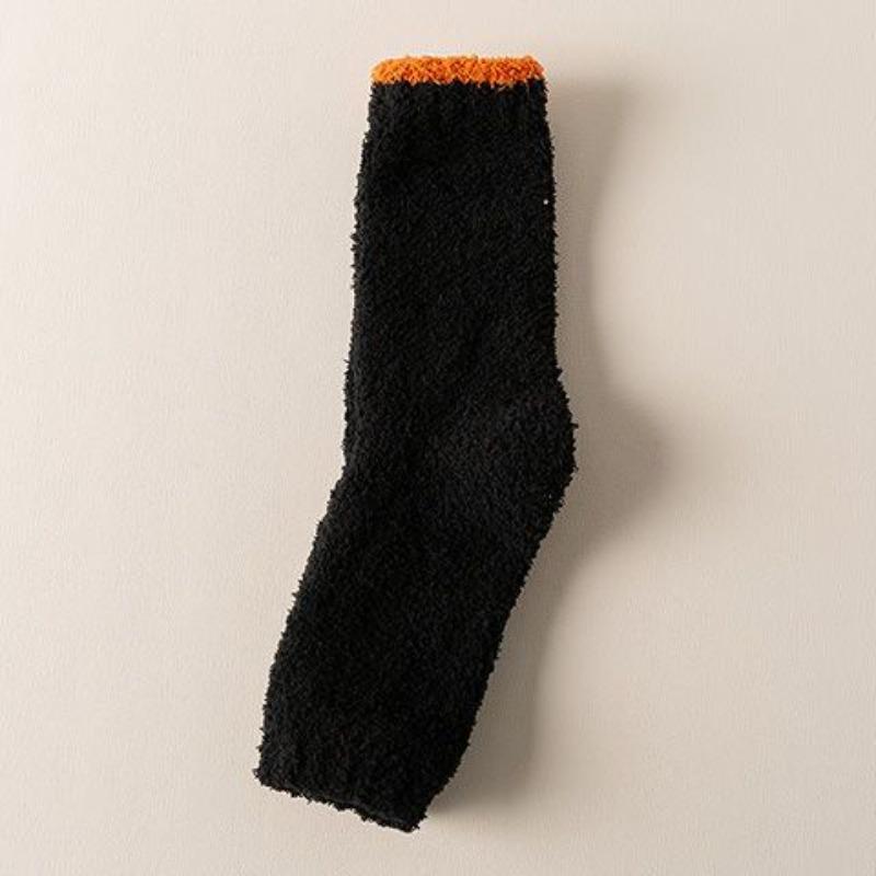 Women's Coral Fleece Socks Fleece-Lined Thickened Winter Foot Covers Long Over-Knee Extended Leg Warmer Socks for Warmth