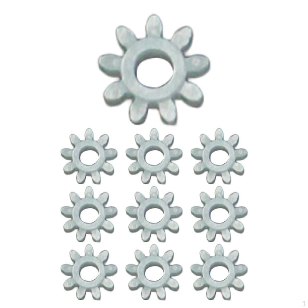 10 Pieces Transmission Gear Electric Train Accessories Single Layer for 1/87