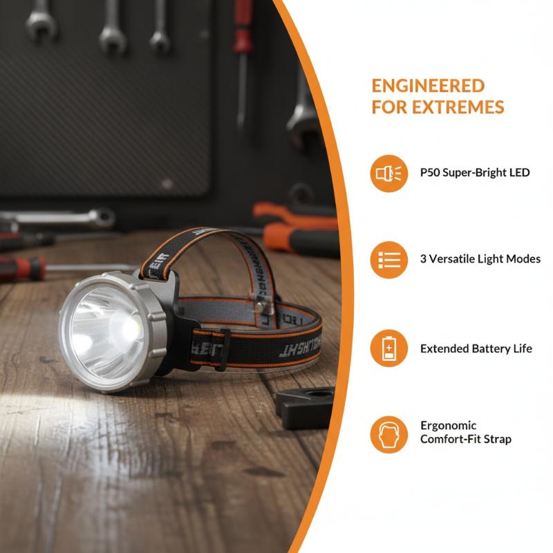 Led Strong Light Headlight Usb Rechargeable Super Bright Head Flashlight Lighting Modes Camping Fishing Running Headlamp