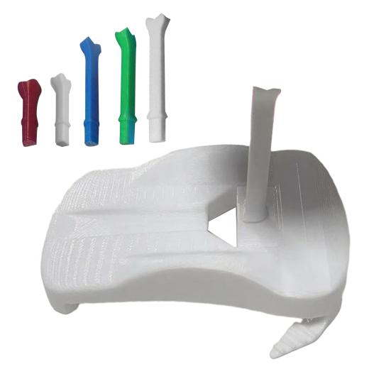 3D Printed Golf Tee Holder Artificial Turf Tee Stand Outdoor Indoor Driving Range Home Training Golf Simulator Tee Hinged Turf Base