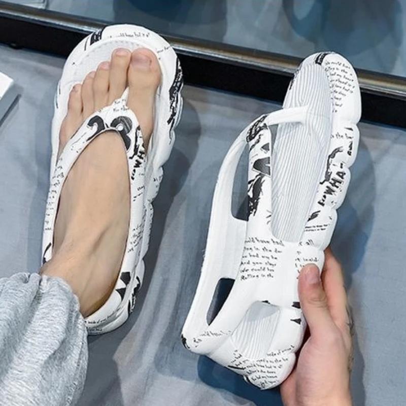 Fashion Flip Flops Male Shoe Rubber Flat In Welcome Deal Wholesale Eva Big Size Summer Sale Descount Pvc New Low Price 2025 Men's Sandal