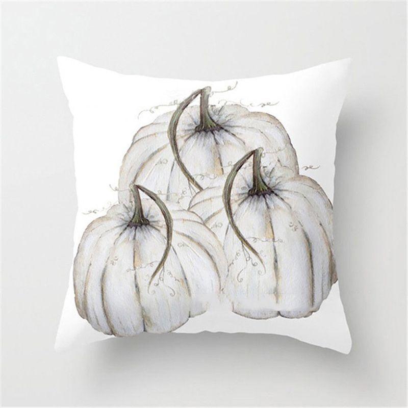 Elegant Watercolor Pumpkin Cushion Cover Pillow Case Adds Festive Charm To Any Room