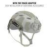 Taktischer FAST Helm Seitenführungsschiene ARC Helm-Montageschiene Jagd Airsoft FAST Helm Zubehör