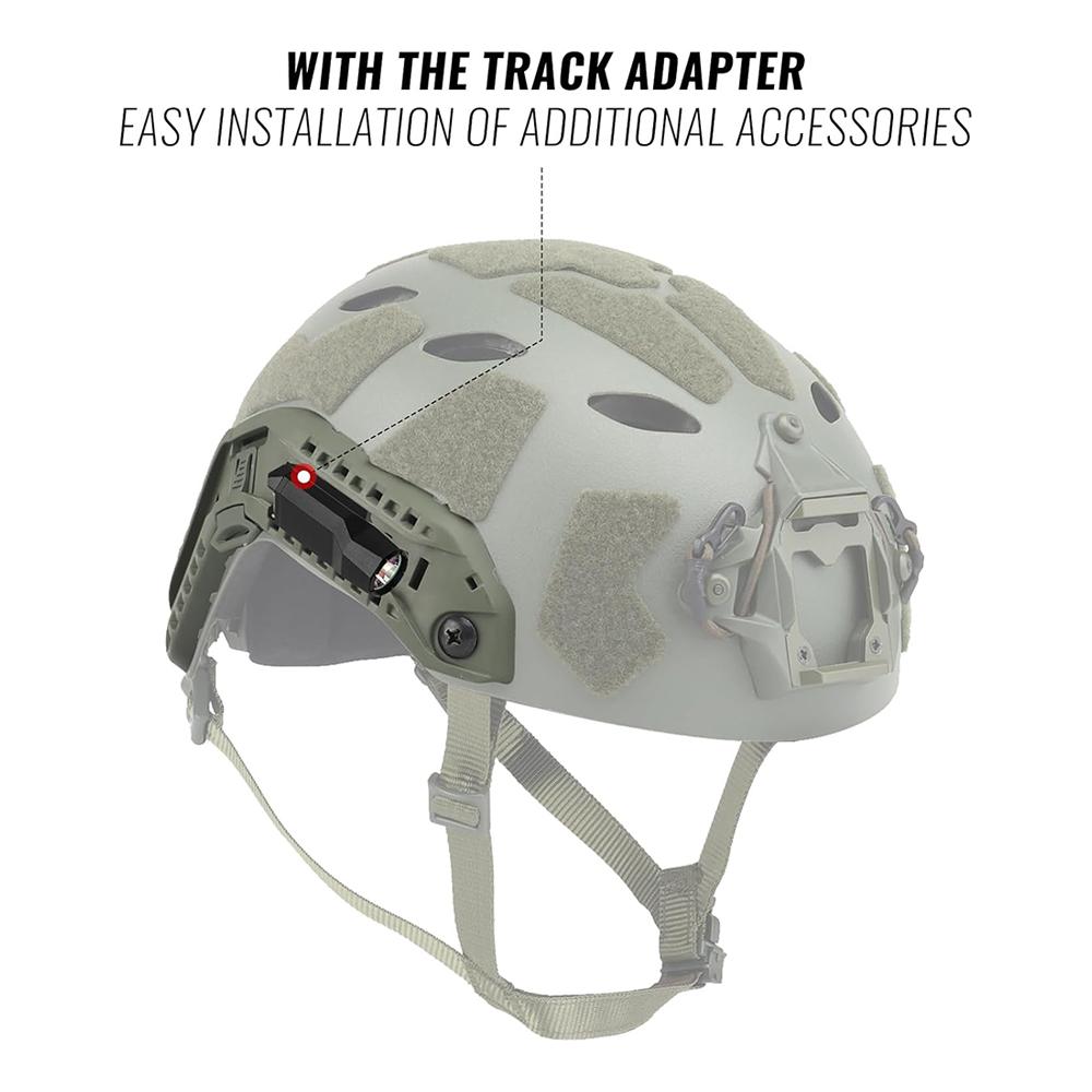 Taktischer FAST Helm Seitenführungsschiene ARC Helm-Montageschiene Jagd Airsoft FAST Helm Zubehör