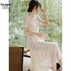 Women's A-Line Chiffon Midi Dress