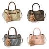Urban Style Water Bucket Shoulder Bag For Women With Details And Zipper