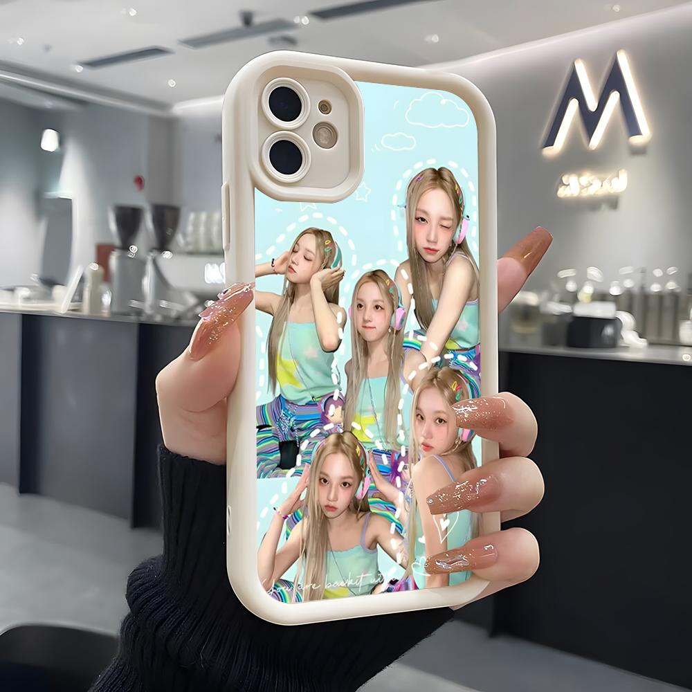 Singer S-Song Y-Yuqi Phone Case For IPhone Air 17 Pro Max 16 E 15 14 Pro Max 13 12 11 Mini Plus Soft Silicone White Cover