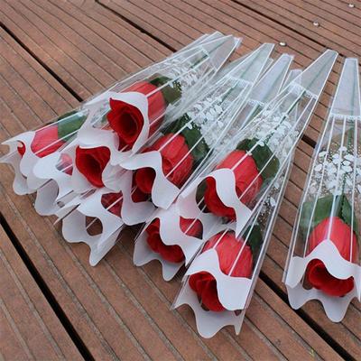 1 pezzo, Fiore di Rosa Artificiale, Mazzo di Rose di Plastica per Regalo Festa della Mamma, Decorazione San Valentino