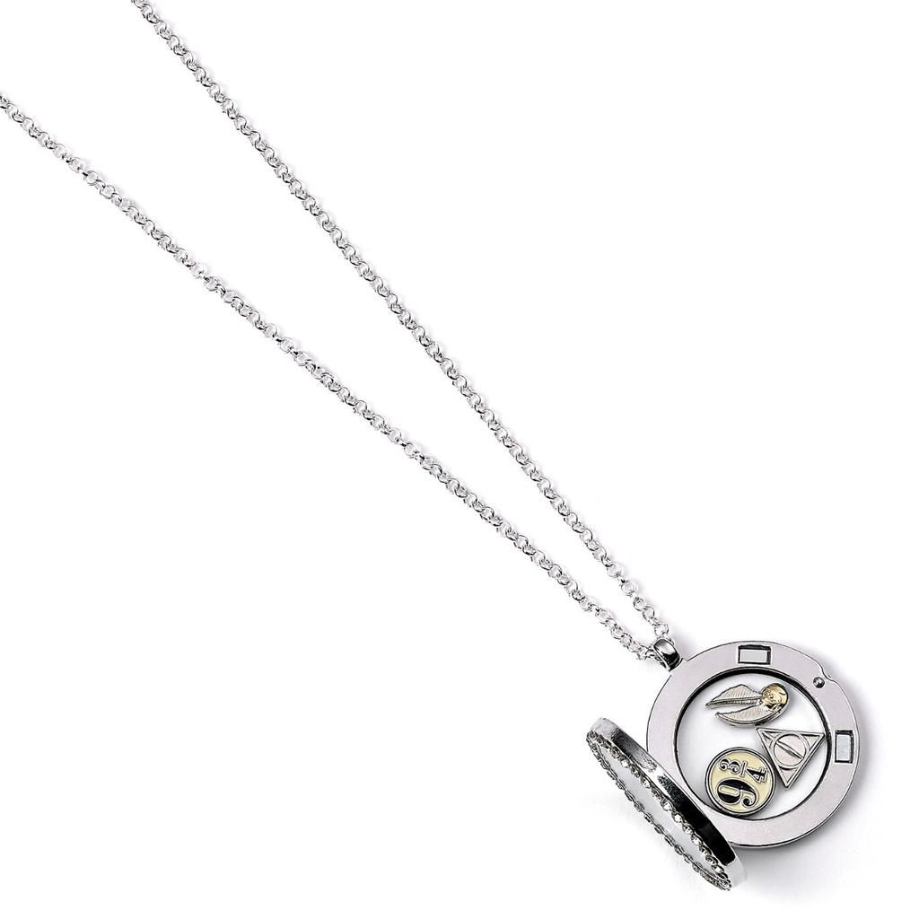 Harry Potter Floating Charm Locket Necklace with 3 charms