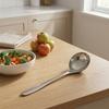 Stainless Steel Soup Ladle Large Capacity Serving Spoon One Piece Construction Ergonomic Handle for Kitchen Cooking Serving