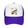 Proud Grandpa Established  Celeb Mesh Baseball Cap Casual Hat Outdoor  For Womens Unisex FeUnisex