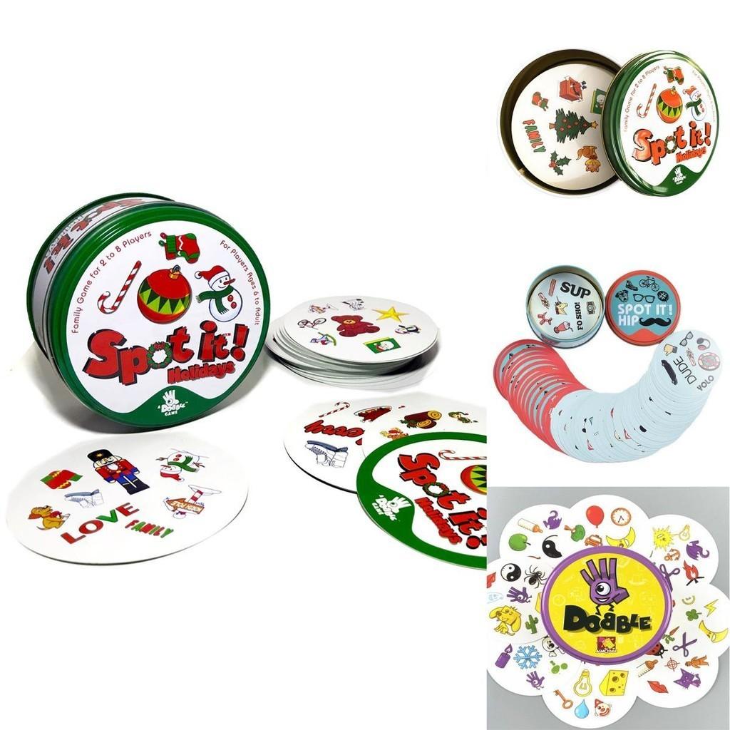 Dobble Spot It Spielkarten für fesselnden Familienspaß und schnelle visuelle Herausforderungen