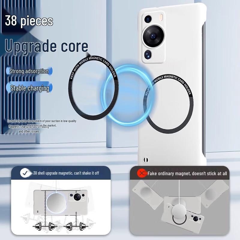 POZZO Magsafe Frosted Ultra-Thin Borderless Phone Case for Huawei