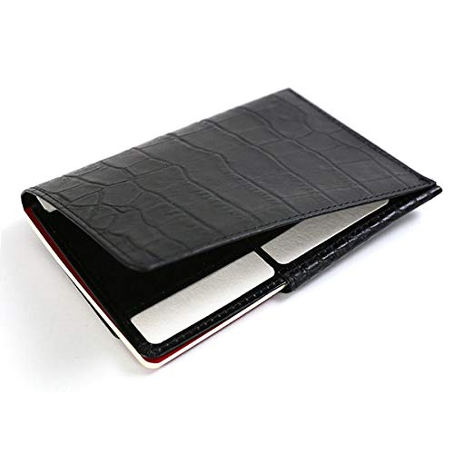 Romeo Crocodile-Embossed Passport Pocket