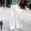 Women's Wide Leg Ramie Cotton Linen Pants - Spring/Summer 2025 Collection