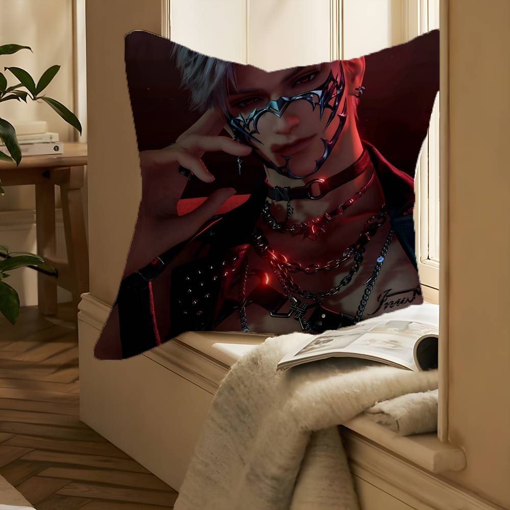 L-Love And Deepspace-MT Handsome Man Sylus Pillow Case Printing Pillowcase Living Room Sofa Cushion Cover Bedroom Room Decor