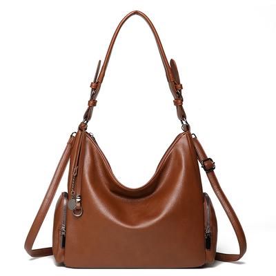 Hobo Tasche Leder Damen Handtaschen Weibliche Freizeit Umhängetaschen Mode Geldbörsen Vintage Bolsas Große Kapazität Tragetasche