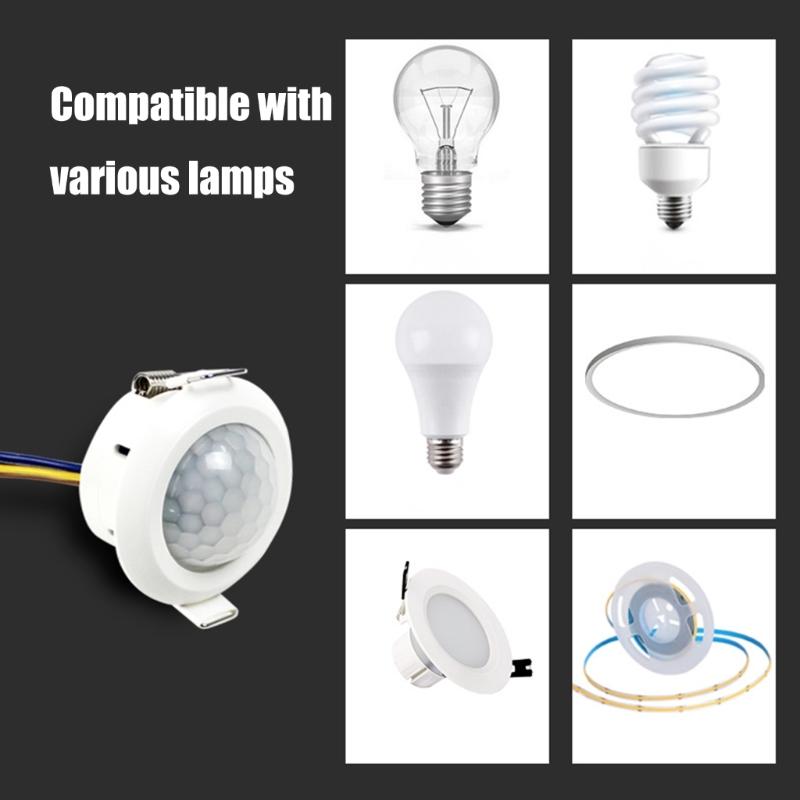 LED Motion Sensors Night Light Switches Automatic Induction Switches Human Body Motion Sensors Light Switches Enduring