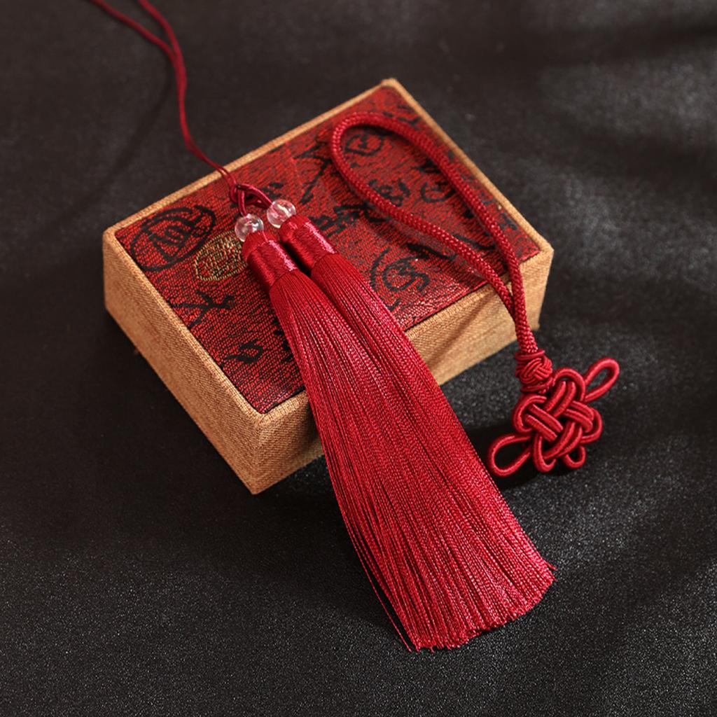 Polyester Chinese Knot Tassels Charm for Handmade Craft Projects Handcrafted Ornament Decorative Festive Supplies