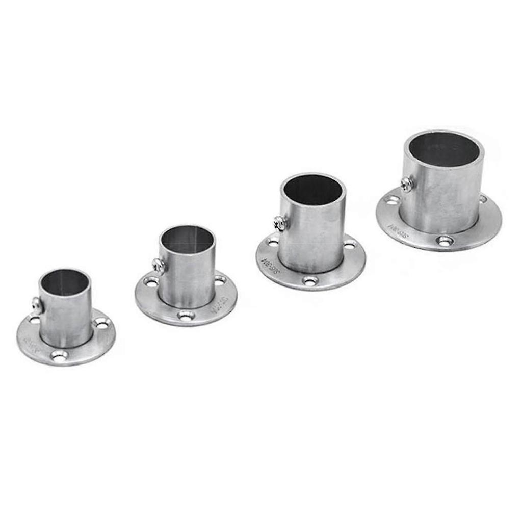 Stainless Steel Closet Rod Flange Holder For Pipe (16mm/19mm/22mm/25mm/32mm)