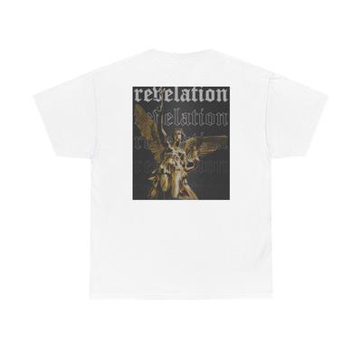 Revelation Angel Graphic T-Shirt - Spiritual Streetwear Tee with Inspirational Design, Unisex Heavy Cotton Top