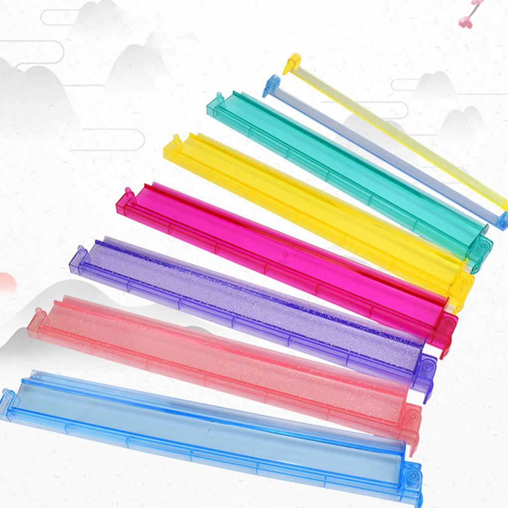 4pcs Transparent Acrylic American Mahjong Racks Pushers Set Western Mahjong Accessories Mah Jong