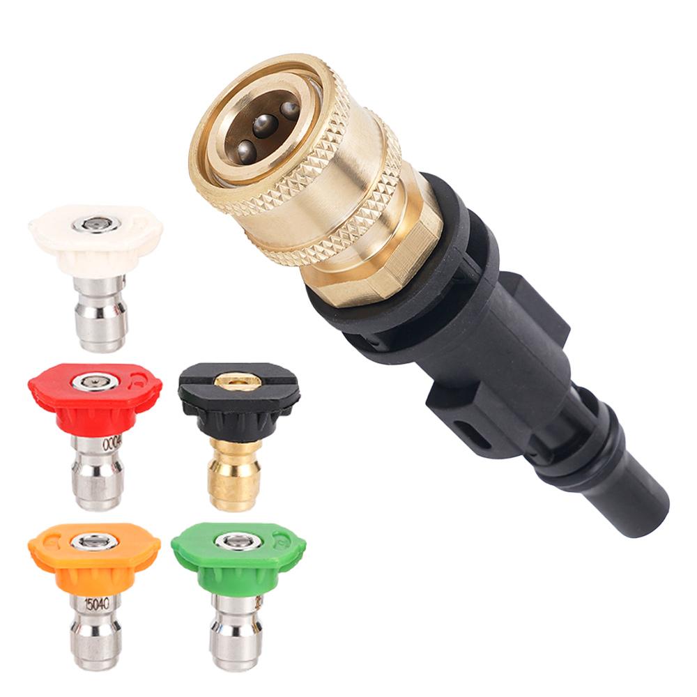 For Lavor Washing Gun Foam Pot Adapter 1/4 Quick Connector High Pressure Car Wash Accessories Optional Connector