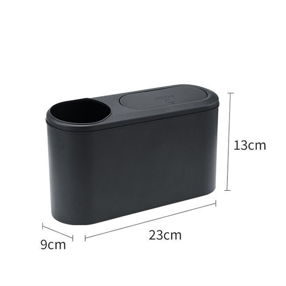 Durable Waterproof Car Storage Box Multifunctional Portable Car Trash Can Door Hanging Storage Box Car Interior Supplies