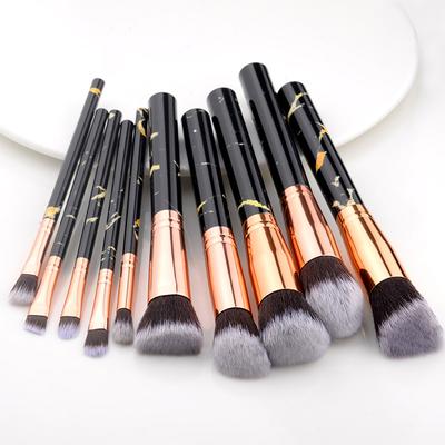 10 Stücke Marmor Make-Up Pinsel Werkzeug Set Kosmetische Pulver Lidschatten Foundation Blush Blending Schönheit Make-Up Pinsel Maquiagem
